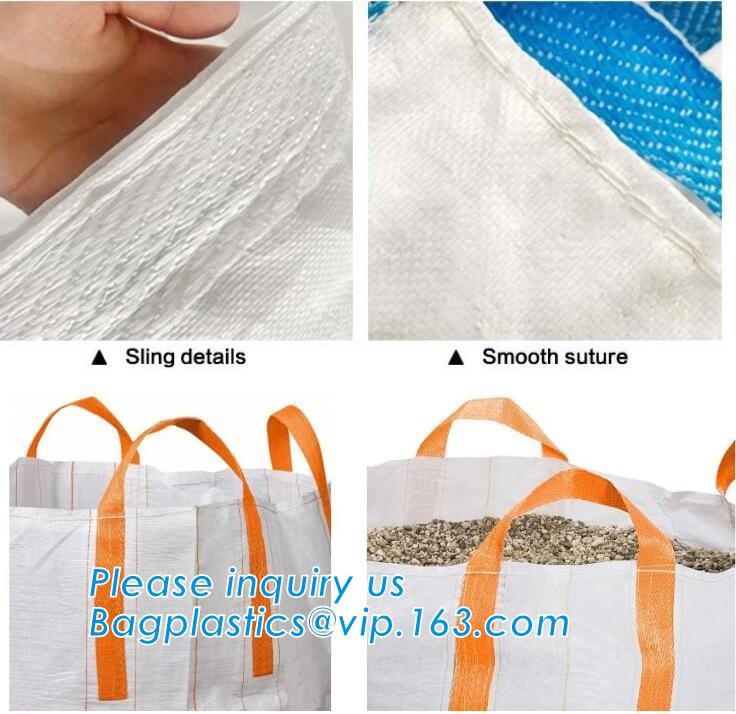 New arrival wholesale polypropylene woven plastic jumbo bag pp big bag for sand, building material,jumbo bag / FIBC bulk