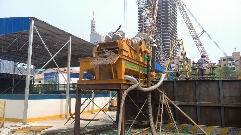Piling Equipment Mud Desander With 200 M³/H Power 48kW Match With Slurry Pump