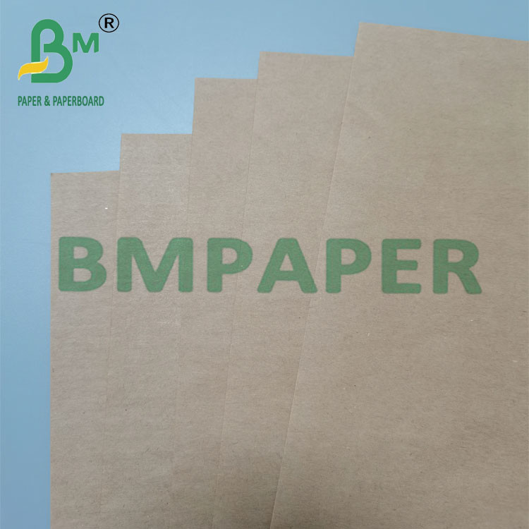 80g Brown Wet Strength Kraft Paper Roll For Frozen Food Packaging Label