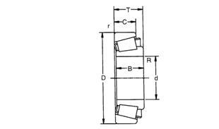High Precision GCr15 Tapered Roller Bearing 30206 for Printer and Textile Machine