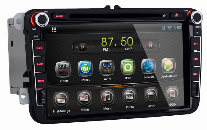 Ouchuangbo Android 4.2 DVD Stereo Radio Player for Volkswagen Caddy /Golf /MK5 /Golf Plus GPS 3G Wifi USB TV OCB-8814B