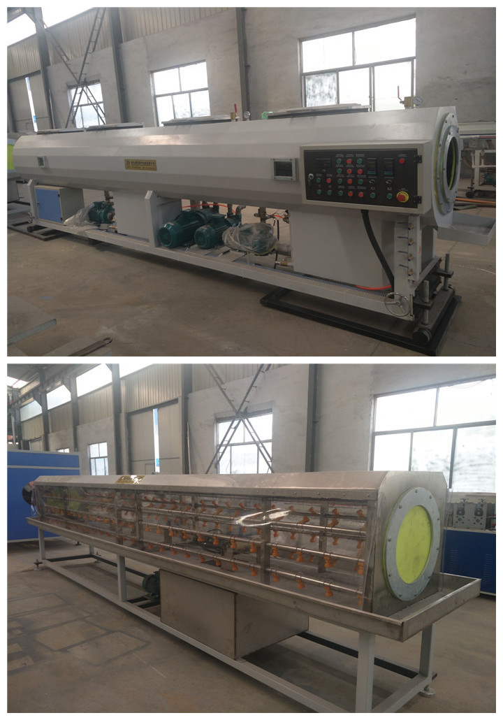 75 - 250mm PE Plastic Pipe Extrusion Machine, PE Water Supply Pipe Production Line