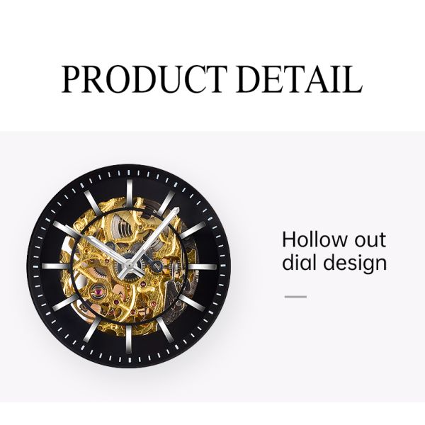 Butterfly Buckle Skeleton Mechanical Watch