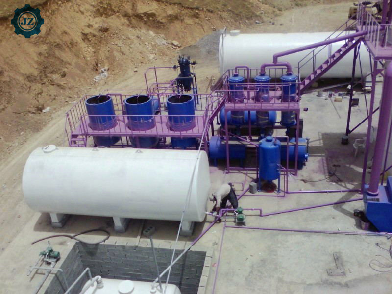 20Ton 30Ton Fully Automatic Waste Engine Oil Recycling Distillation Plant With Vacuum System