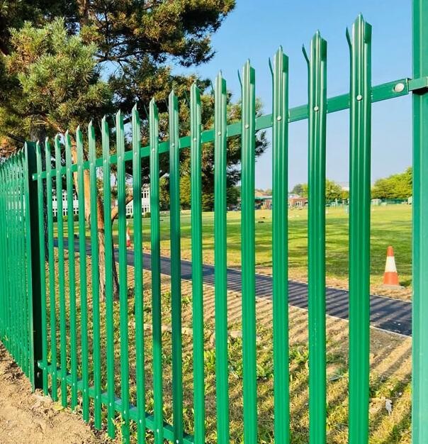 Metal D And W Pale 1.5m Steel Palisade Fencing Industry Security Panels