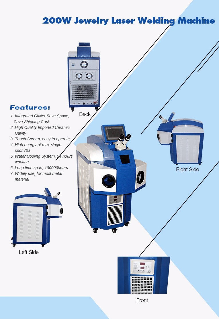 200W 300W Metal Silver Jewelry Split Laser Welder by HIGHYAG KBF YAG Jewelry Laser Welding Machine for Discounted Sale