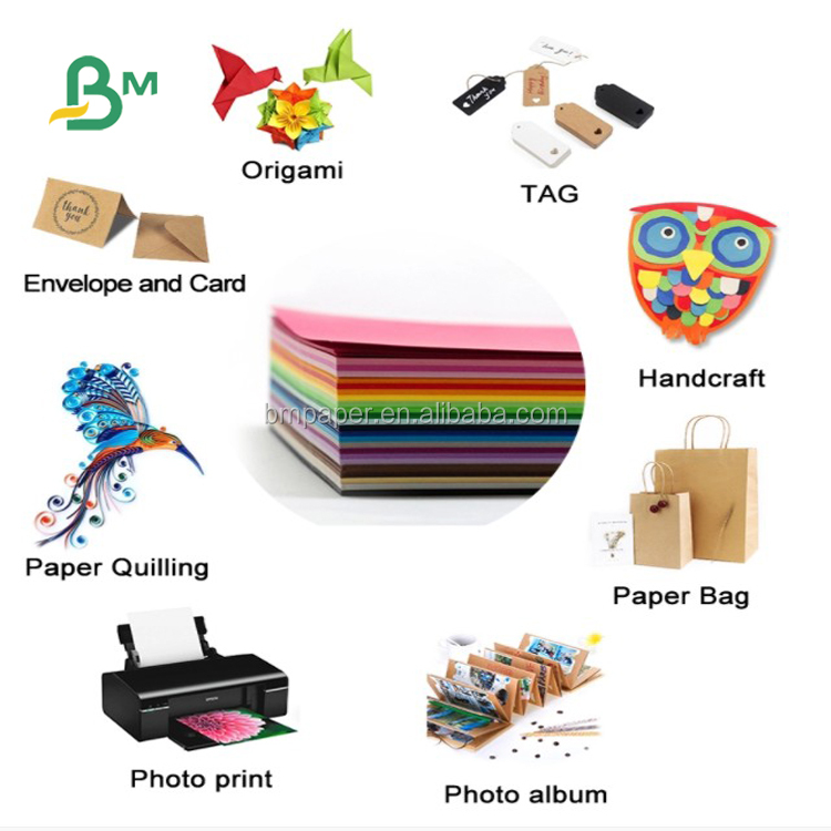 70gsm 80gsm Color Printing Paper Green Red Blue Offset Printing For DIY