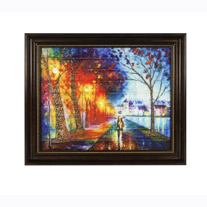 China 60 X 49cm Abstract Art Paintings For Living Room , Ribbon Home Colour Decoration on sale