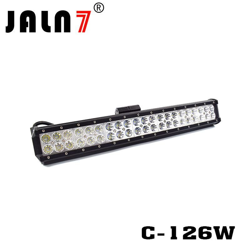 LED Light Bar JALN7 126W CREE Spot Flood Combo LED Driving Lamp Super Bright Off Road Lights LED Work Light Boat Jeep