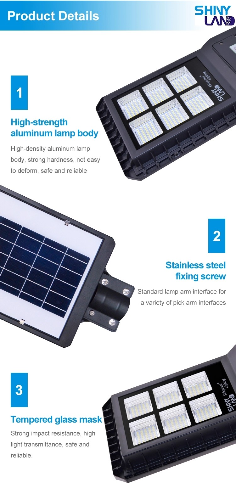 Waterproof 30w All In One Solar Street Light With Intelligent Remote Control Function