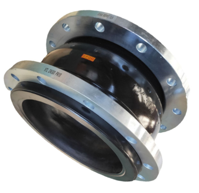 24inch Large Diameter Stainless Steel Flange Neoprene Rubber Expansion Joint PTFE Lined Rubber Flexible Fittings