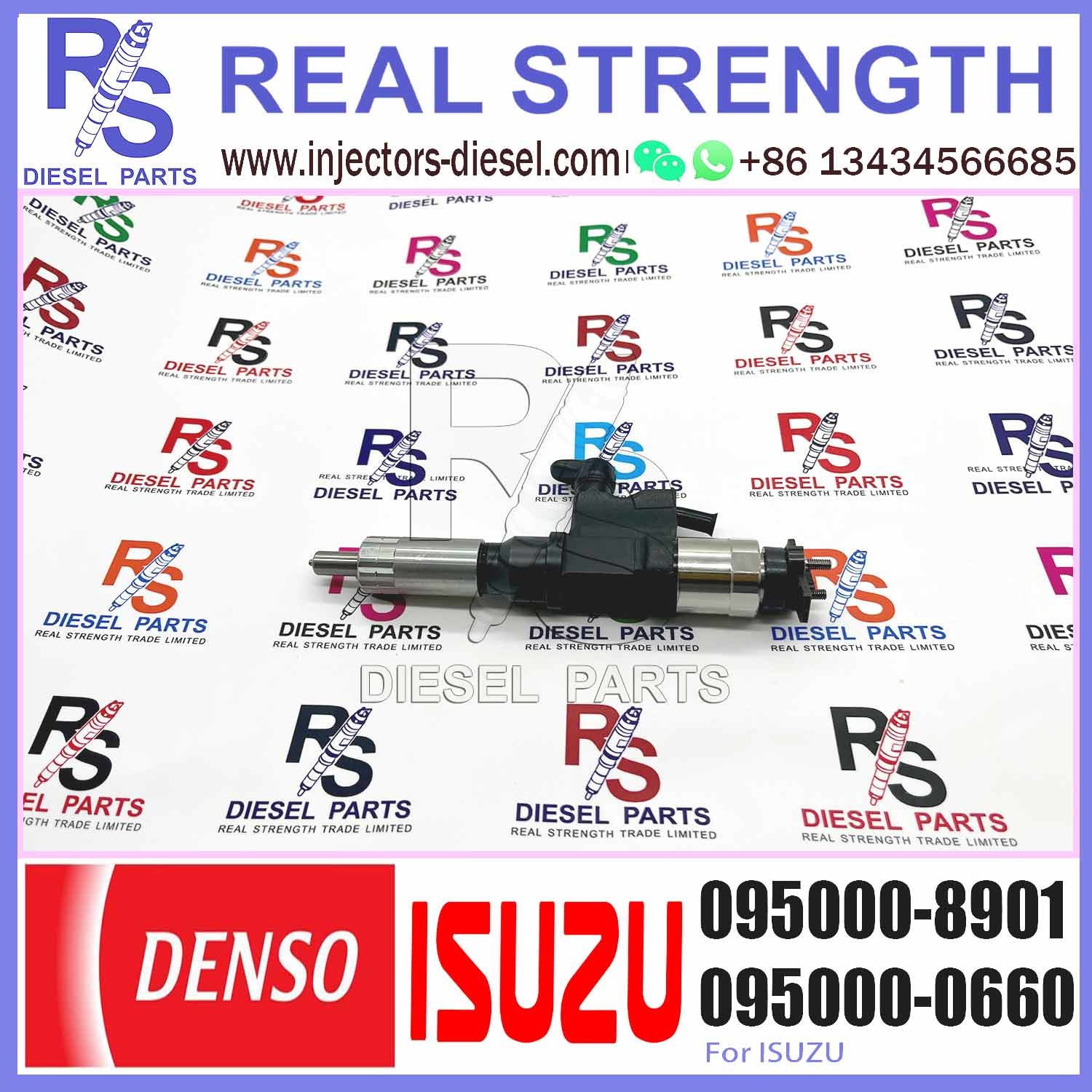 Common Rail Injector Diesel Engine Parts Fuel Injector 095000-8901 095000-8900 For ISUZU 4HK1