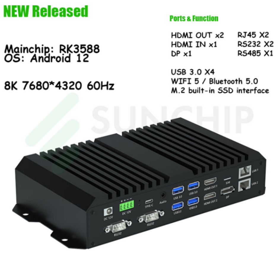 Rockchip RK3288 Quad-core CPU Android Embedded Board for Intelligent Gate