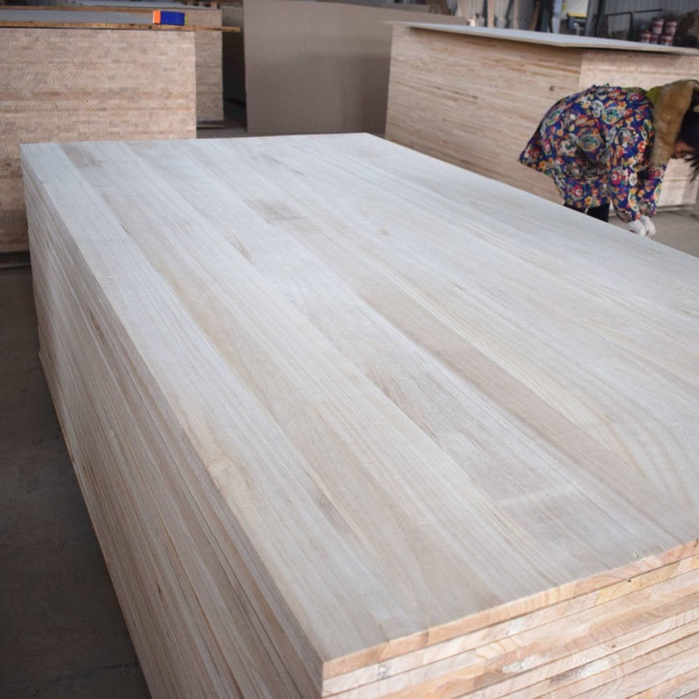 High Quality Price Customized Paulownia Solid Wood Timber Board