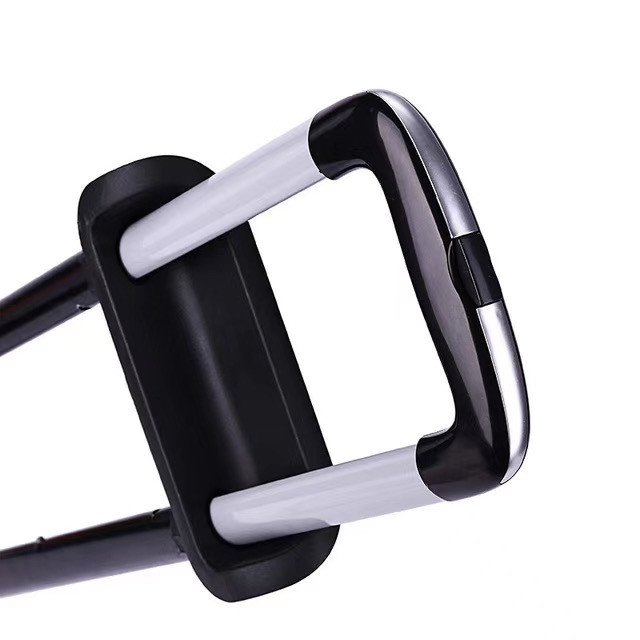 Steel Trolley ODM Spinner ABS PC Luggage With Push Button