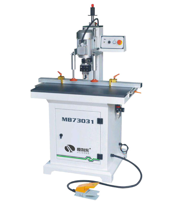 0.6-0.8Mpa Single Head Hinge Drill Machine with alloy cutter head