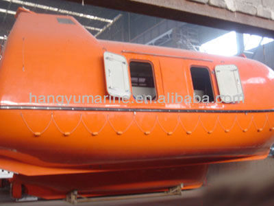 Marine Free Fall fiberglass Lifeboat for sale