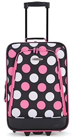 170T Polyester Softside Upright EVA Trolley Luggage