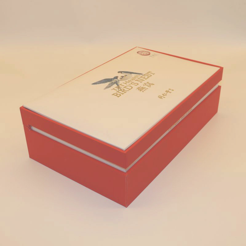 Clamshell Food Packing Boxes With Ribbon 25.5X15.5X8.5cm Size