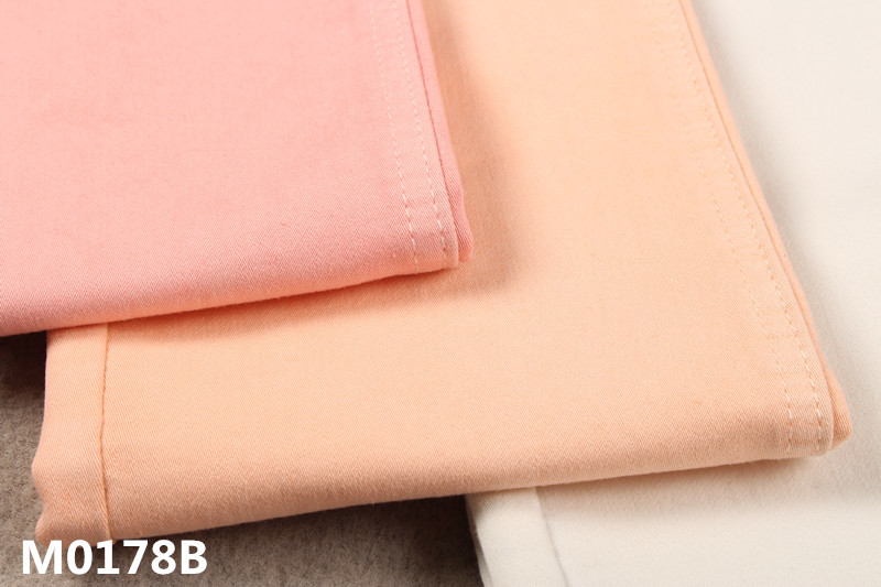 Cream Ready For Dyeing Fake Knitted PFD RFD Denim Fabric RFD Dobby Fabric