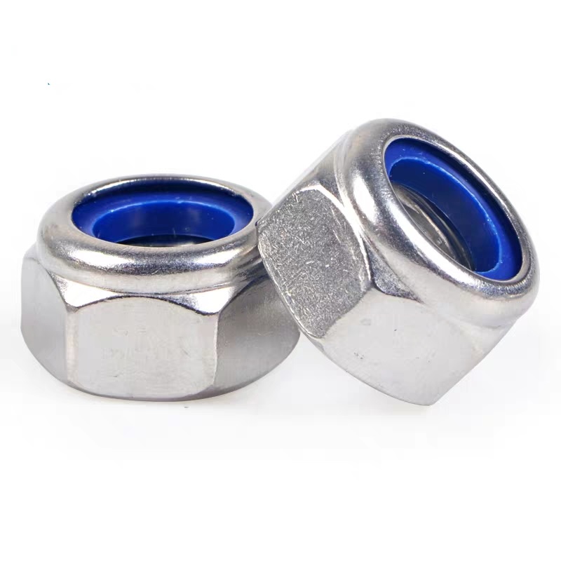 Metric Measurement System Stainless Steel Nylon Insert Lock Nut DIN985 Plain Design