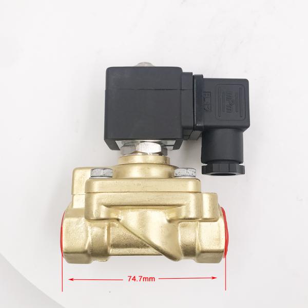321H35 Parker Pneumatic Solenoid Valve 2 Way 24VDC Brass Normally Closed 1/2" General Purpose