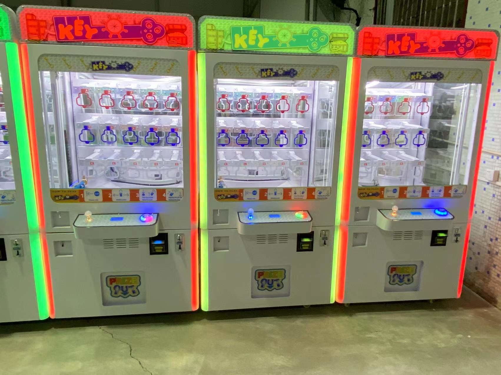 Prize Power Key Master Vending Machine Game Console Coin Type