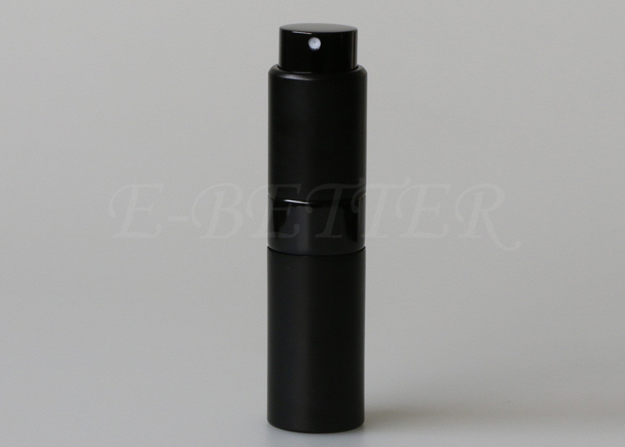 15ml Black Twist And Spritz Atomiser Vintage Perfume Sprayer Dispenser