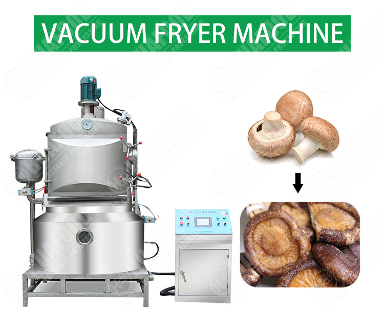 Vacuum Automatic Fryer Machine Low Temperature Fruit Vegetable Fried Machine