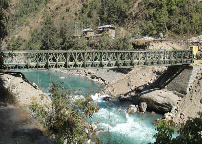 40-120m Deck Truss Bridge Pedestrian Truss Bridge Steel Beam Bridge