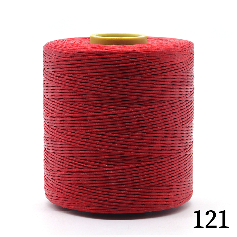 Supply 300D/16 Flat Wax Thread for Leather Sewing Polyester Wax Bonded Braided Thread