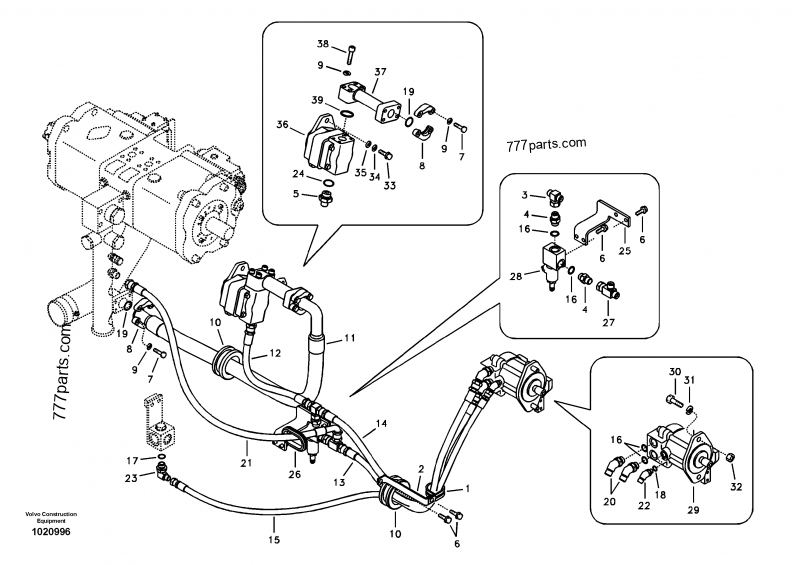 零件图 VOE 14531612 发动机 - 14531612 - 沃尔沃 备件 | 备件  777parts.com