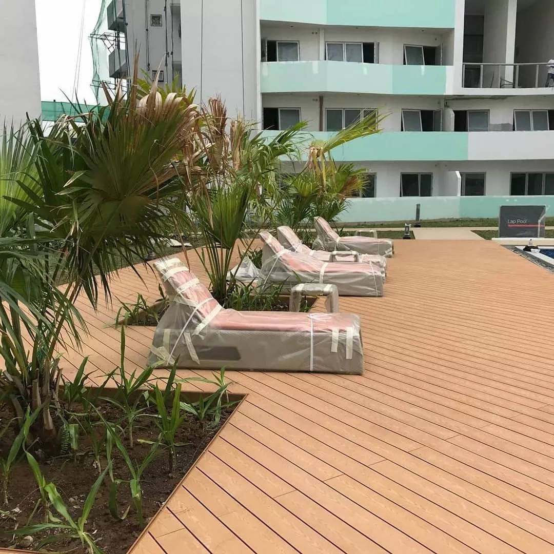 Wood Plastic Composite WPC Decking PE Co Extrusion Outdoor Wall Panel WPC Wall Cladding