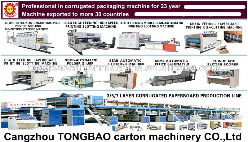 Semi-Automatic Paperboard Folding Gluer for Carton Box Assembly and Packaging Solutions