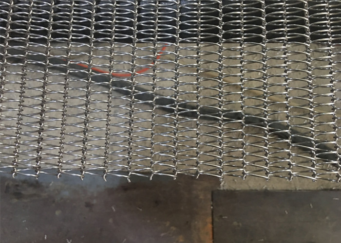 Peanut Drying 304 Stainless Steel Balance Weave Food Mesh Belt
