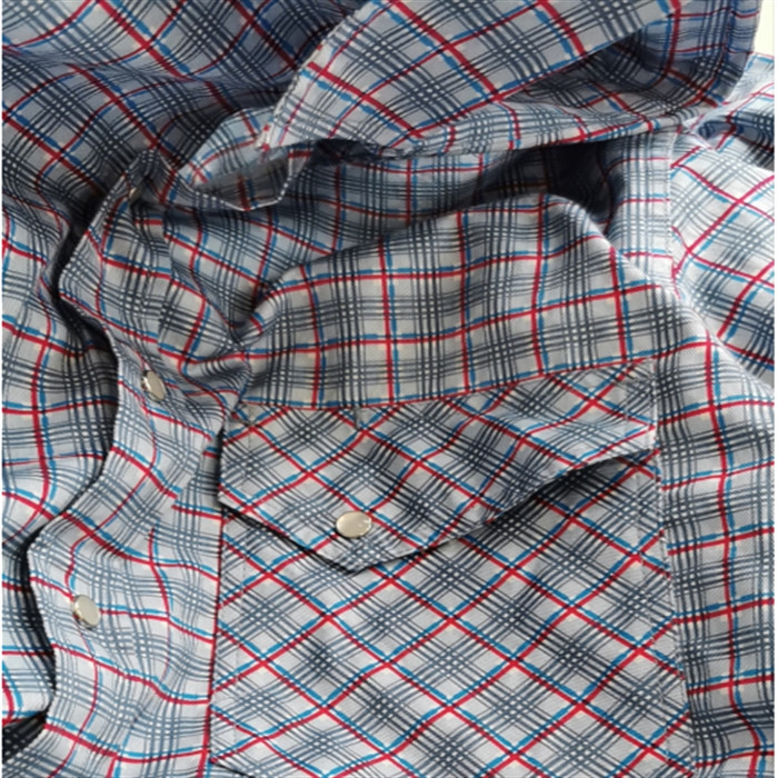 100 Cotton Fire Proof Fabric Printed Plaid EN11611 EN11612 58 In