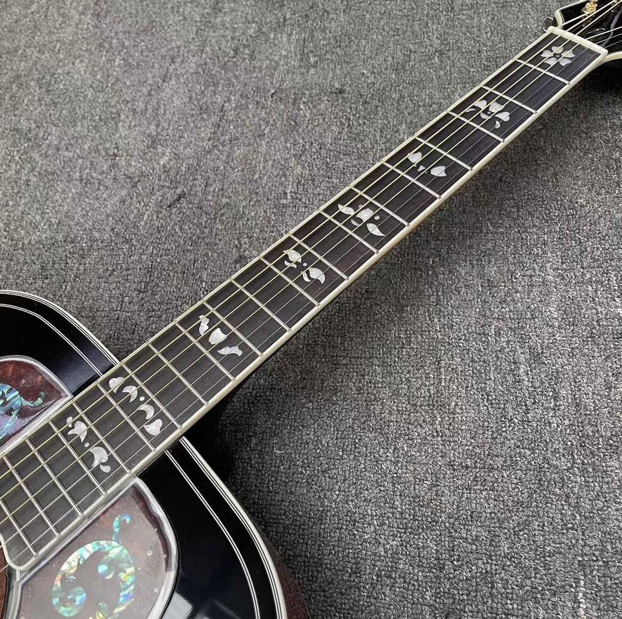 Custom Acoustic Guitar 43 inches Gibson SJ200 Cocobolo Back side folk classic guitar