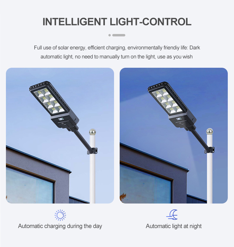 IP65 Street Solar Motion Sensor Lights Outdoor With 6V Polycrystalline Solar Panel