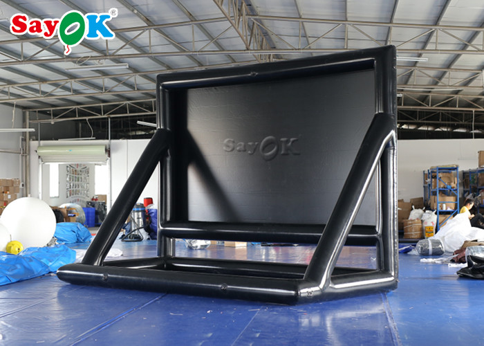 Inflatable Projection Screen 210D Oxford Cloth Inflatable Movie Screen For Family Party