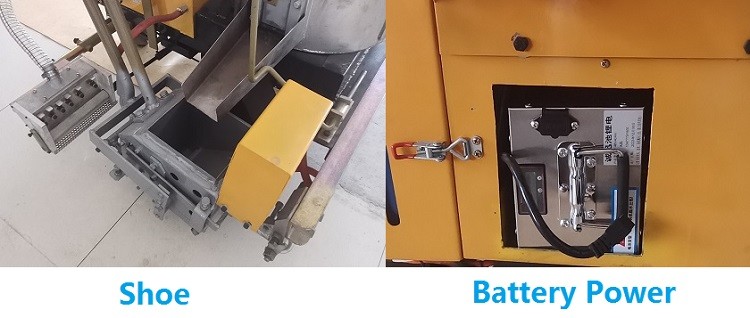 Battery Driving Thermoplastic Road Line Marking Machine For Convex Line And Horizontal Line