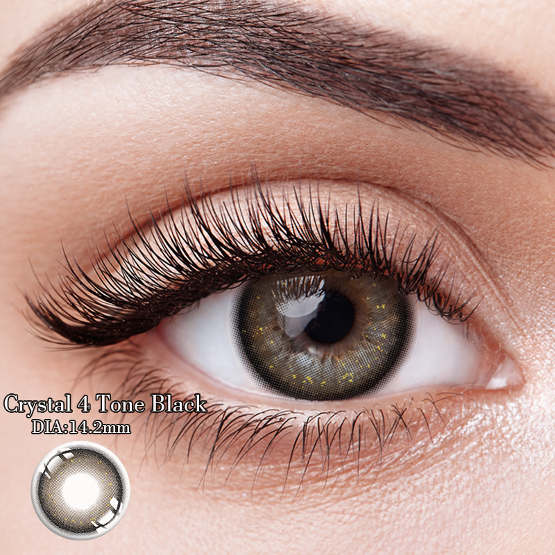 Natural Black Eyes Contact Lenses Daily Use For Girls Women Party Beauty