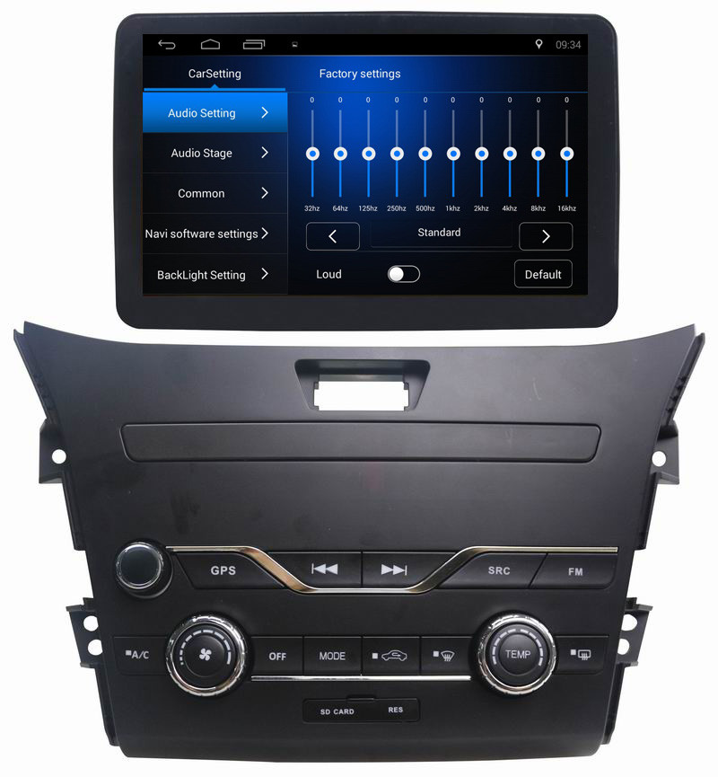 Ouchuangbo car head unit gps navi 4 Core CPU for Baic X25 with USB SWC Bluetooth wifi android 8.1 os