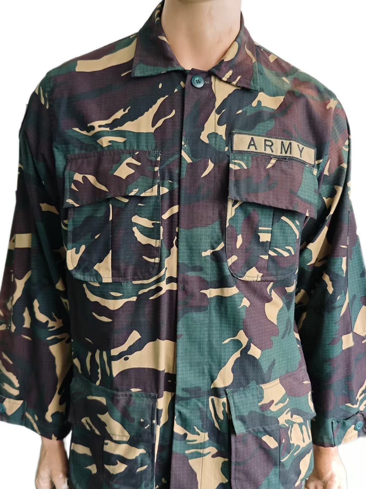 Tactical BDU Camo Field Uniform (65/35 Poly-Cotton Blend)