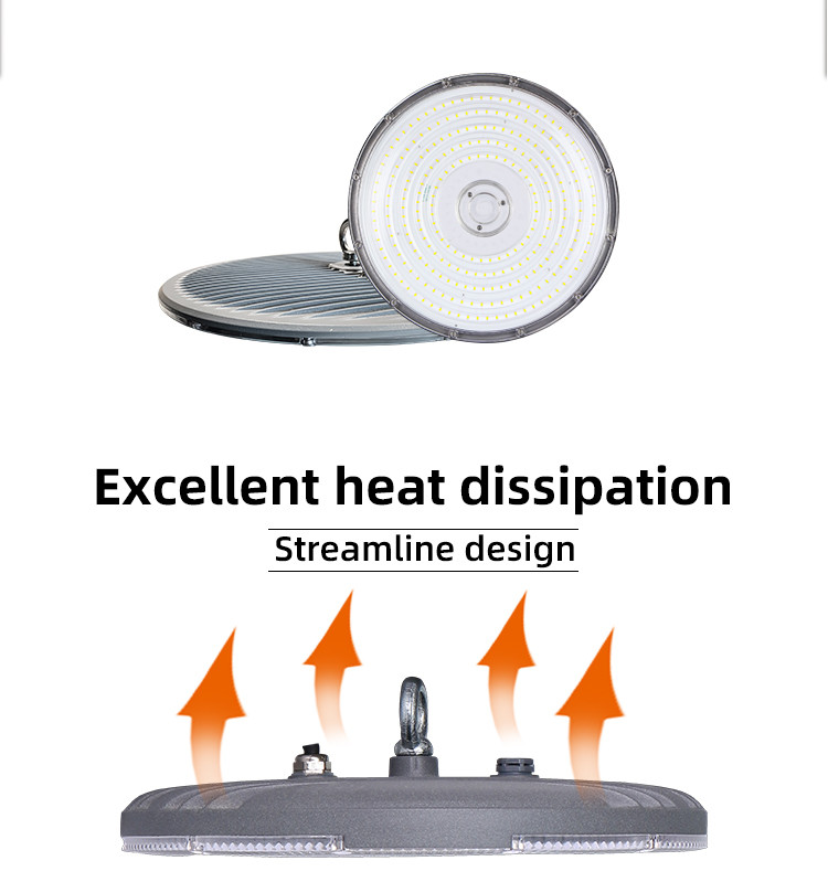 Die Casting Aluminum 100w 150w 200w LED High Bay Lights For Versatile