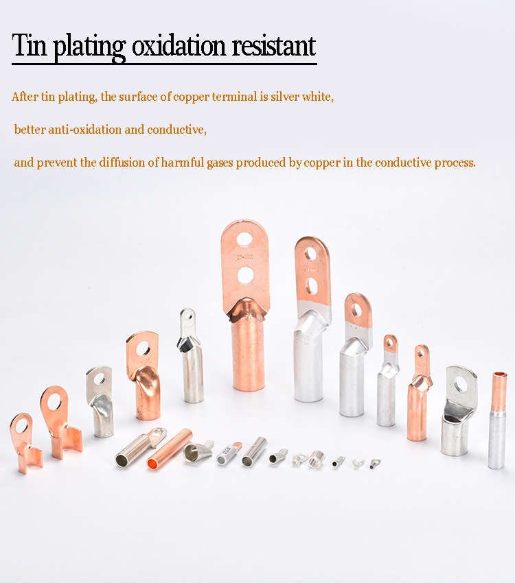 Square Head Round Head Copper-aluminum Terminal Copper Lugs Cable Lug