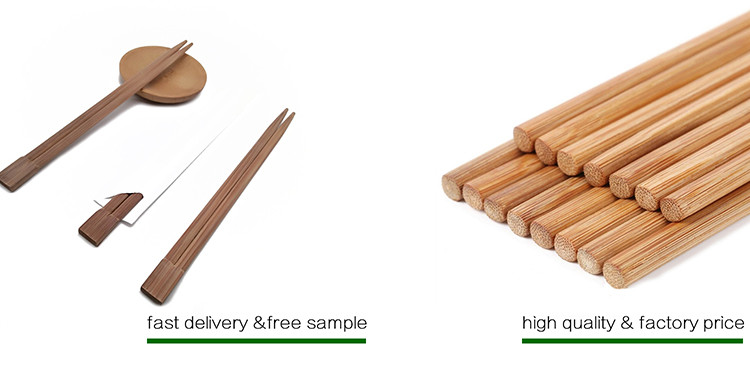 Carbonized ISO9001 24cm Bamboo Chopsticks Restaurant