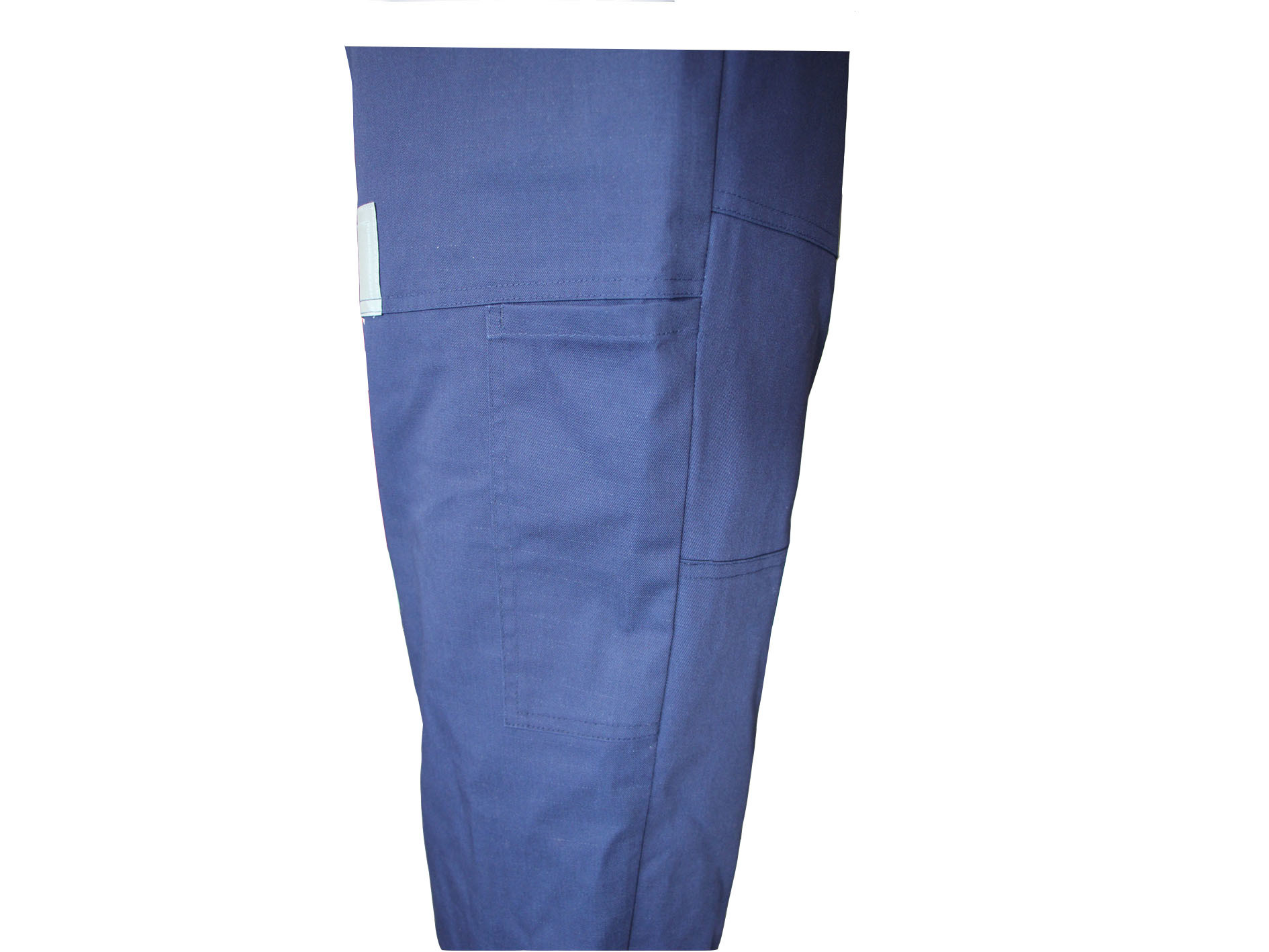 240 GSM Hi Vis Work Wear Navy Anti Static Work Wear Work Pants 60 Polyester 40 Cotton