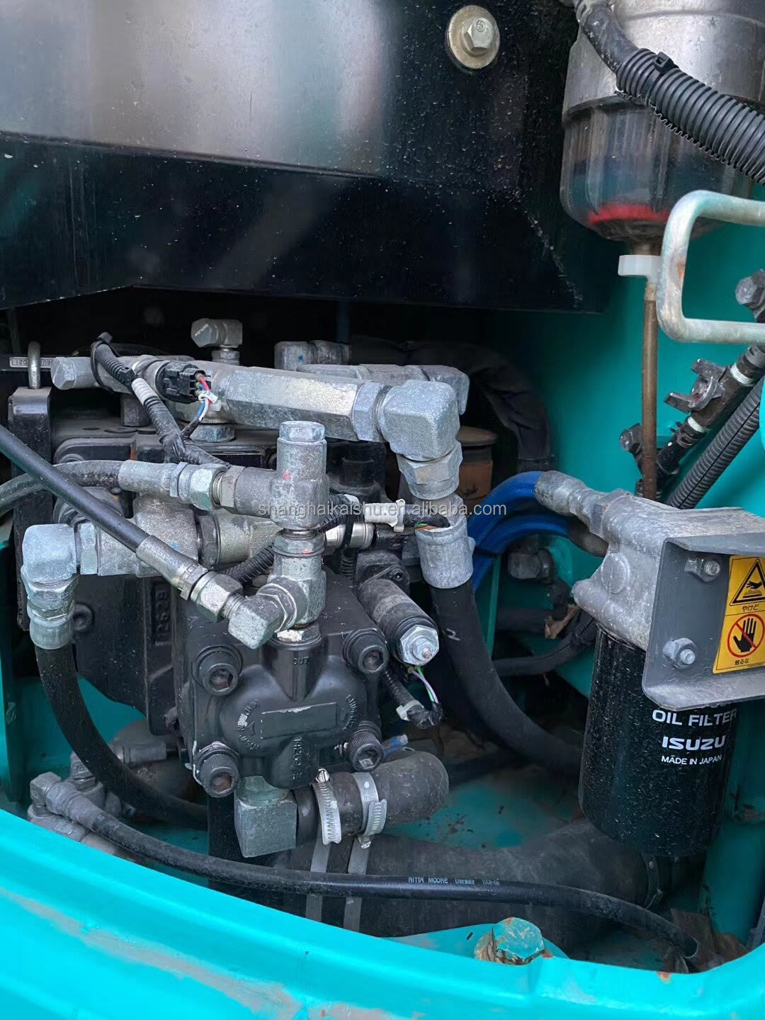 Original Hydraulic Pump Used Kobelco SK75-8 Small Excavator with 2600 Working Hours