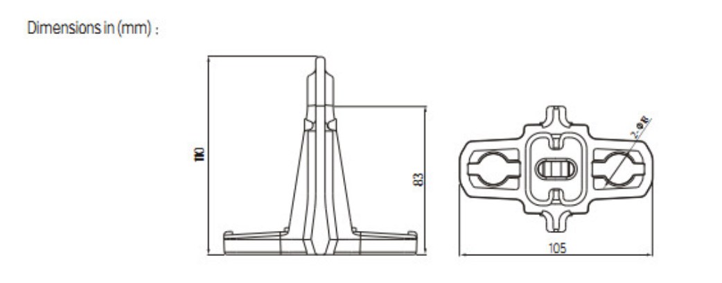 15kN MBL Fiber Optic Aluminum Alloy Bracket for Draw Hooks and Electric Power Fitting