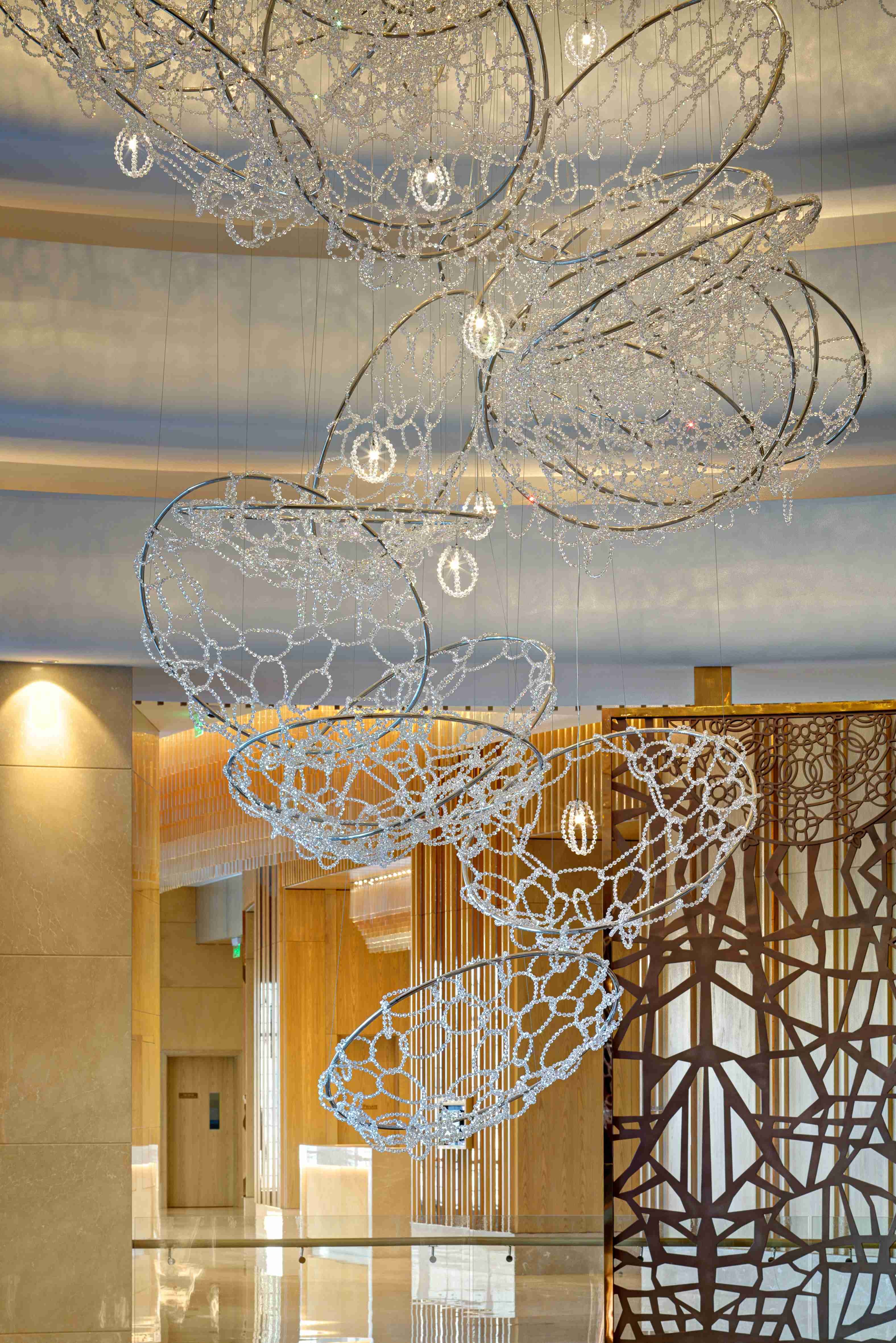 Indoor Decoration Creative Hall Crystal Large Chandelier High End Places